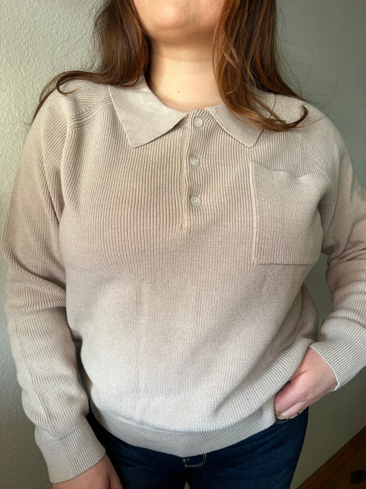 Maude Polo Sweater