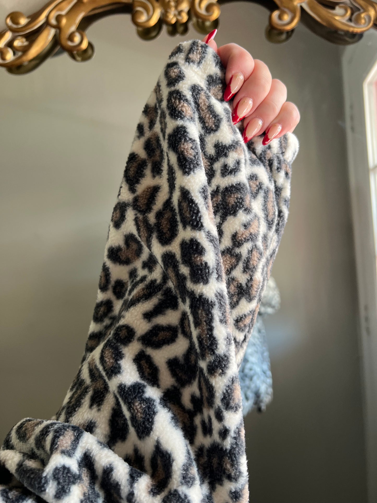 Leopard print sweater