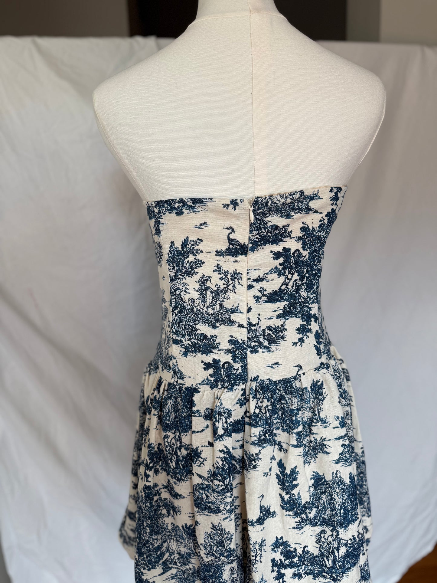 Bubble Hem Mini Dress