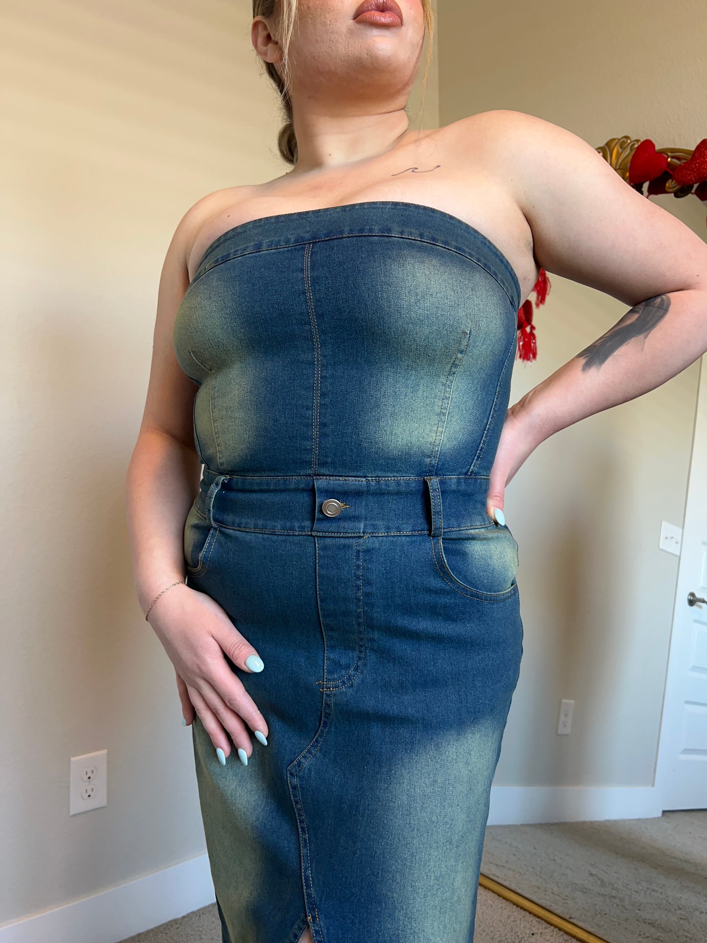 Vintage Denim Dress