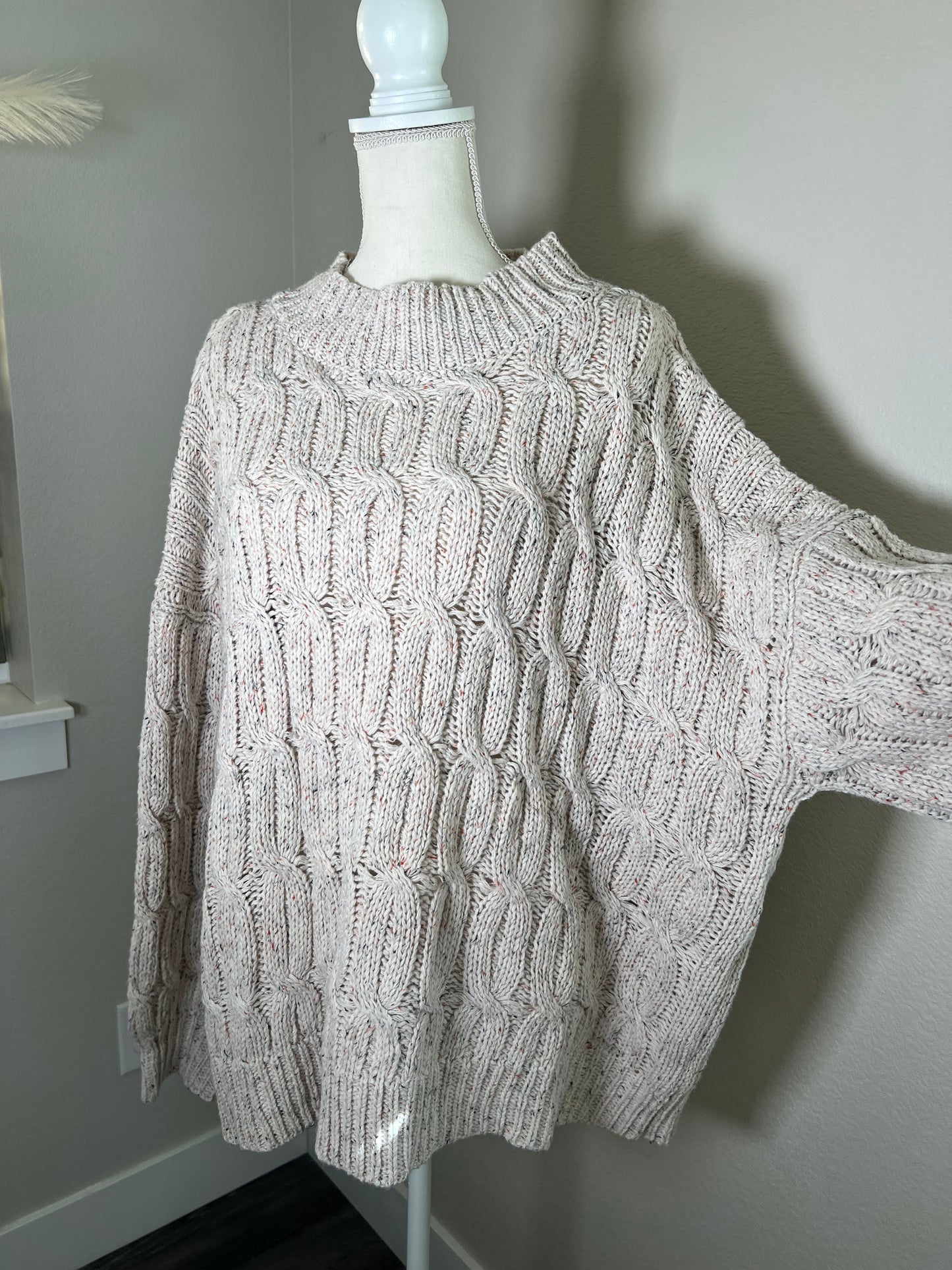 Chunky Cable Sweater