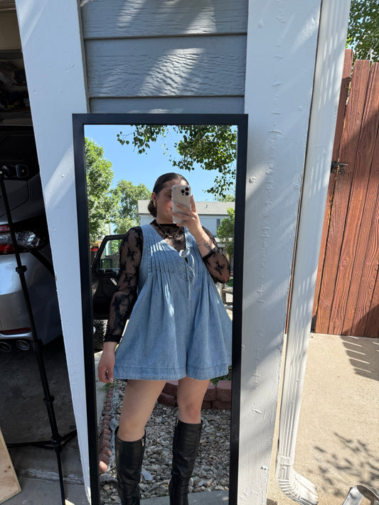 Denim romper
