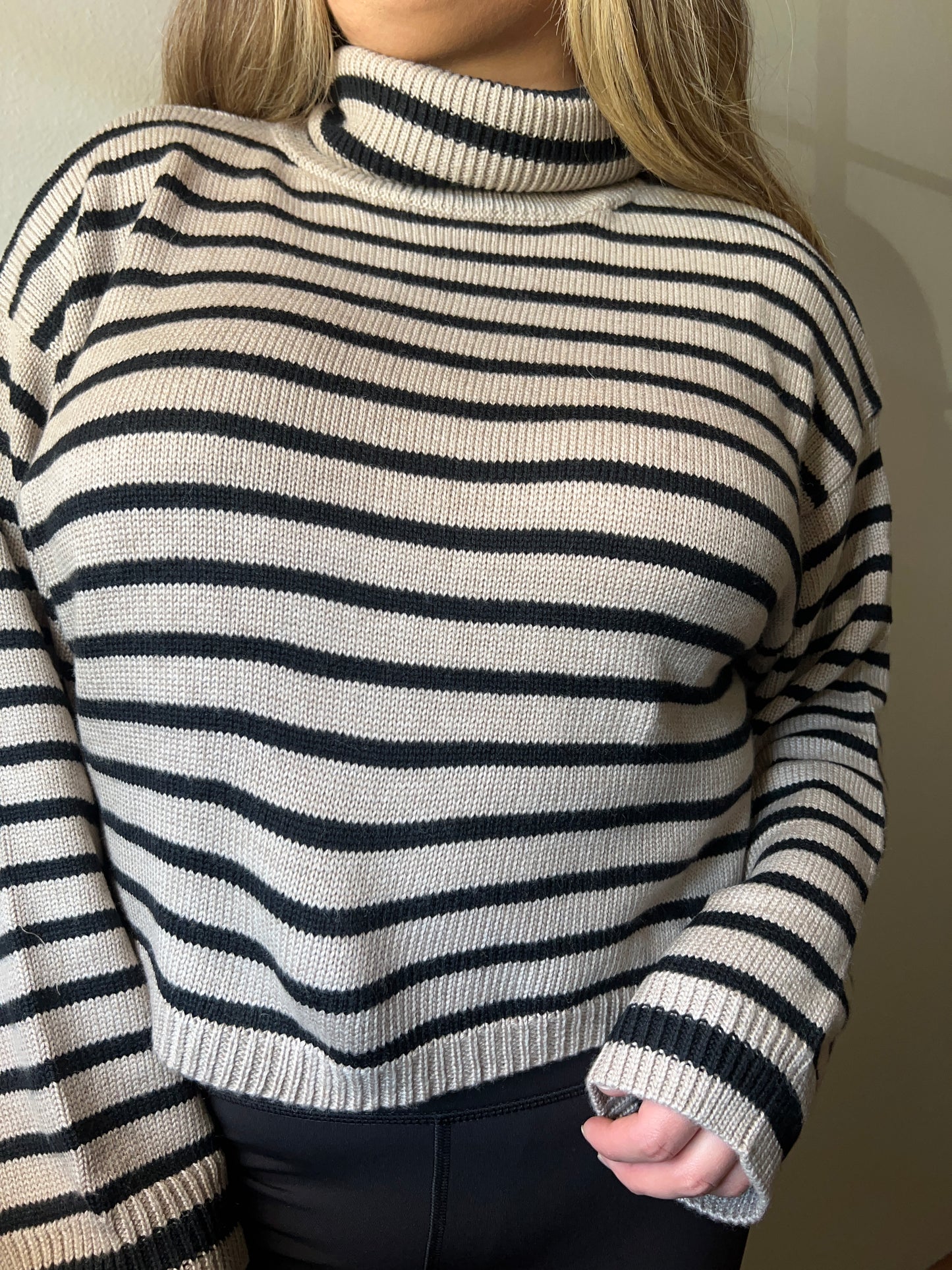 Striped Cropped Sweater