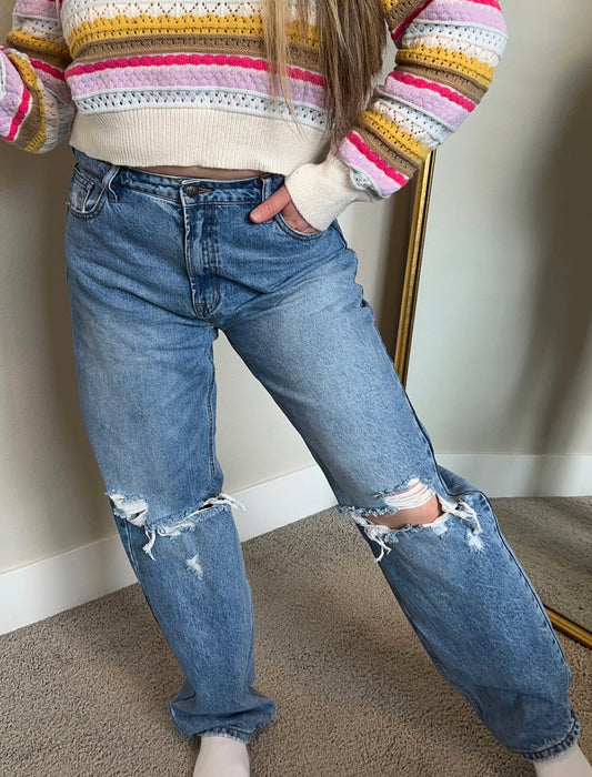 High Rise Boyfriend Jean