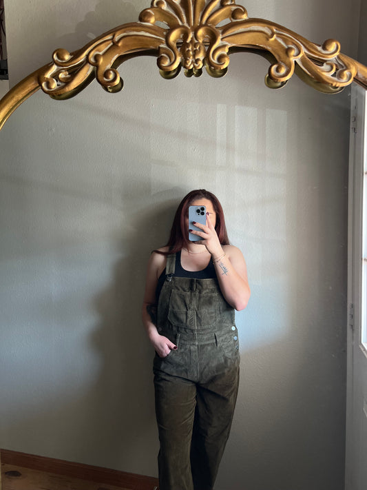 Relaxed Corduroy Overalls