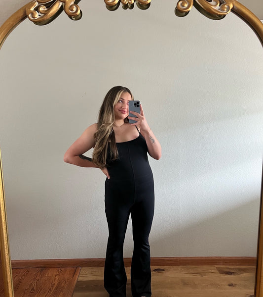 Black Workout Jumpsuit